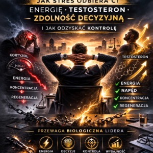 Kortyzol i stres u mężczyzn. Jak stres odbiera Ci energię, testosteron i zdolność decyzyjną